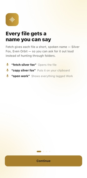 Fetch - Your Voice Library – screenshot 2