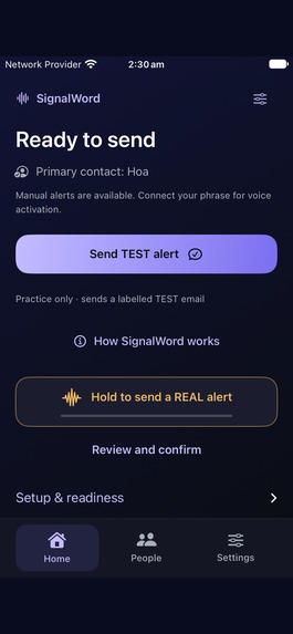 SignalWord – screenshot 2