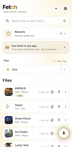 Fetch - Your Voice Library – screenshot 6