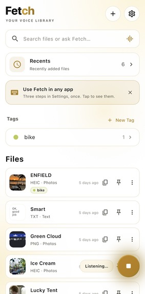 Fetch - Your Voice Library – screenshot 7