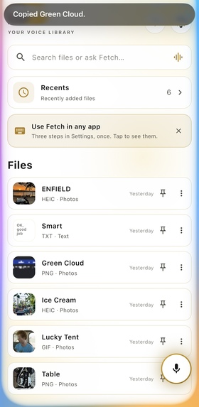 Fetch - Your Voice Library – screenshot 11