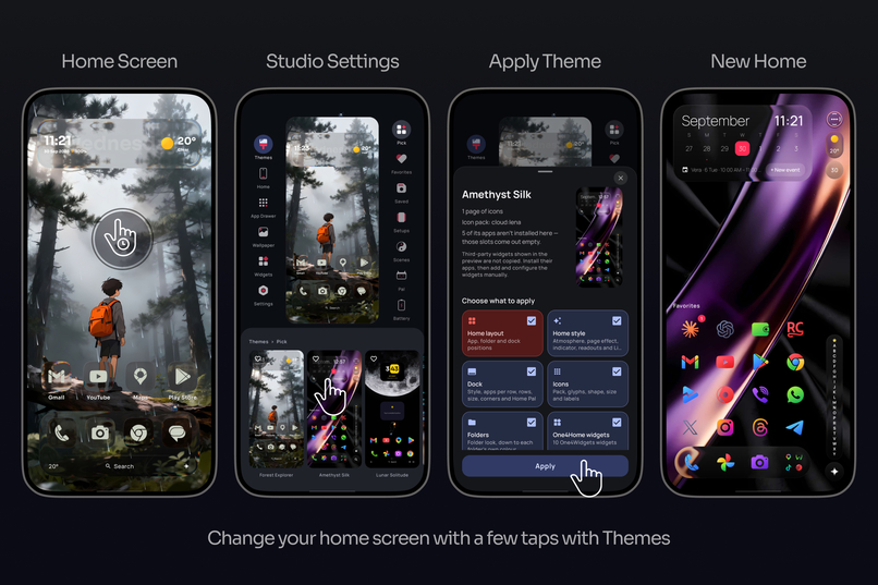 One4Home: Android Launcher & Themes – screenshot 2
