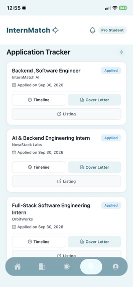 InternMatch AI – screenshot 3