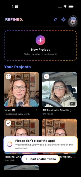 Refined | AI Video Editor – screenshot 4