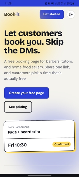 Book-it – screenshot 1