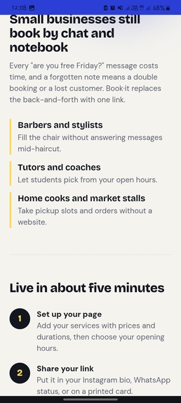 Book-it – screenshot 2