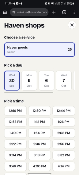 Book-it – screenshot 6