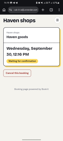 Book-it – screenshot 7