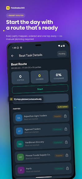 FieldSales365 – screenshot 2