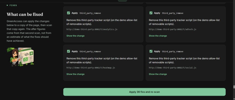 GreenAccess – screenshot 13