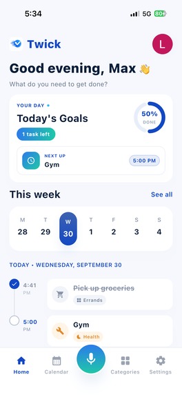 Twick: Smart Reminders – screenshot 5