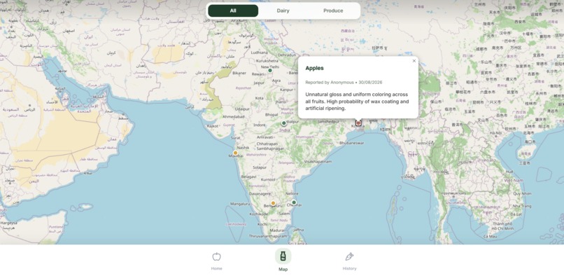 TrustBite AI-powered food screening  – screenshot 4