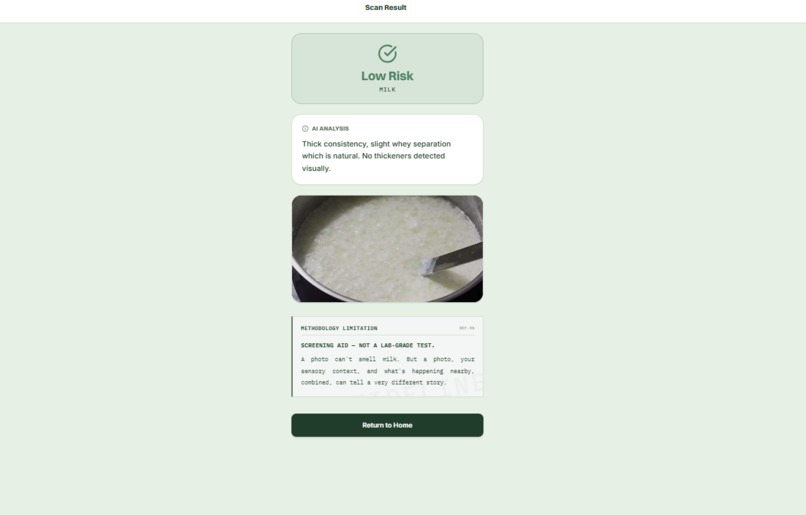 TrustBite AI-powered food screening  – screenshot 5