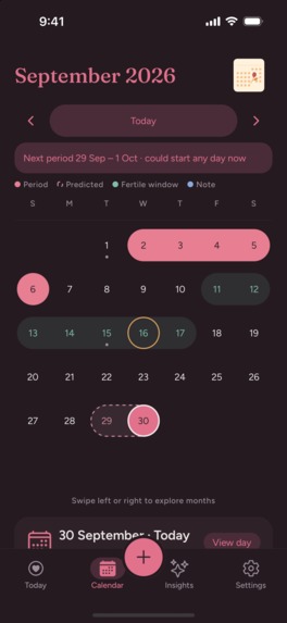 Dot: Private Period Tracker – screenshot 4