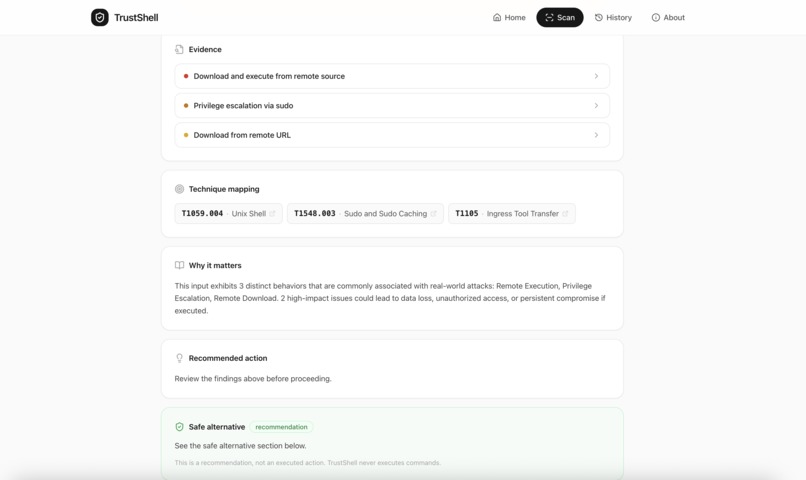 TrustShell — Pre-Execution Security Gate – screenshot 6