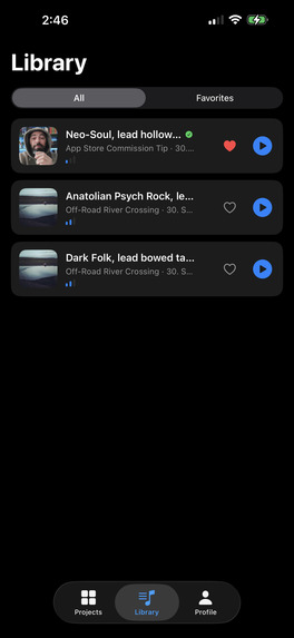 Reelmusic – screenshot 2