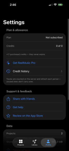 Reelmusic – screenshot 4