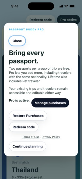 Passport Buddy – screenshot 3