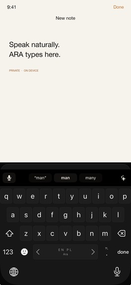 Voice to Text Keyboard: ARA – screenshot 2