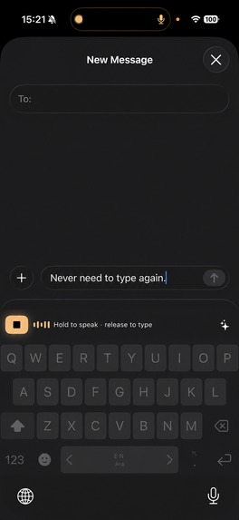 Voice to Text Keyboard: ARA – screenshot 3