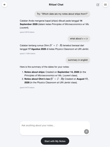 Ritize! Power Up Study Notes – screenshot 5