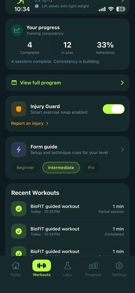 BioFIT Intelligence  – screenshot 6