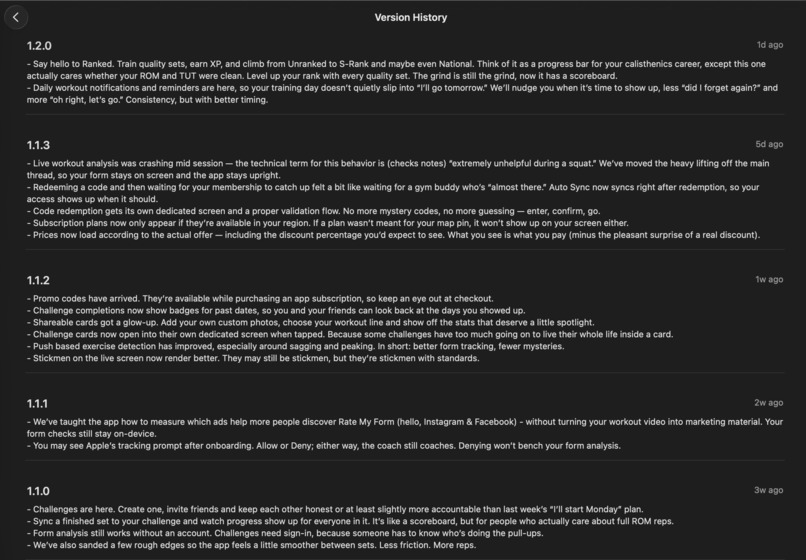 Rate My Form: Calisthenics Workout Analysis – screenshot 9