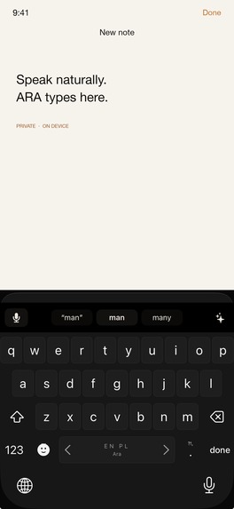 Voice to Text Keyboard: ARA – screenshot 5