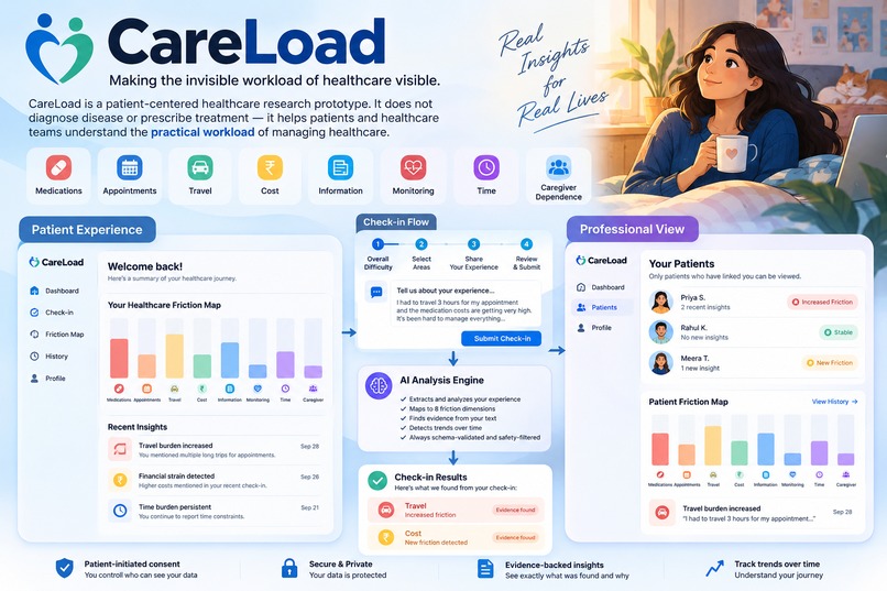 CareLoad — Healthcare Friction & Treatment Burden Analyzer – screenshot 1
