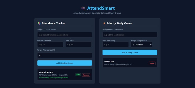 AttendSmart – screenshot 1