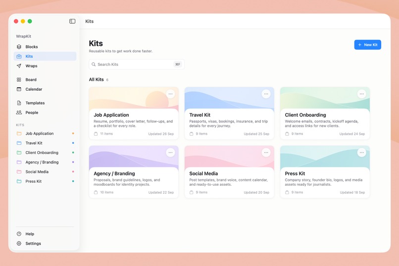 WrapKit – screenshot 2