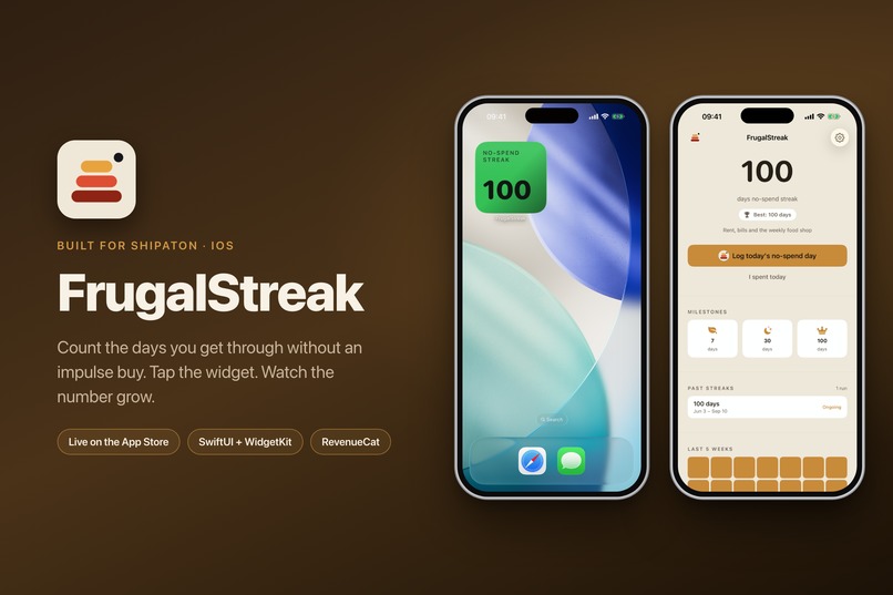 FrugalStreak – screenshot 1