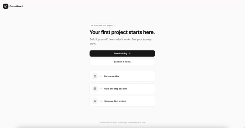 CommitCoach – screenshot 1