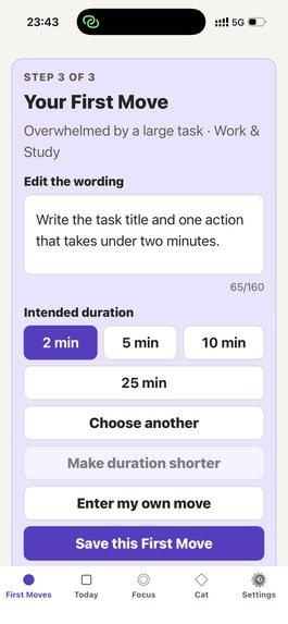 First Move: Start Small – screenshot 4