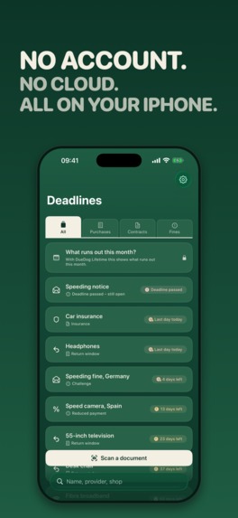 DueDog: Receipt·Warranty·Fines – screenshot 4