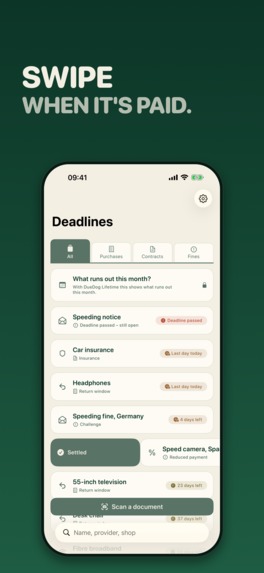 DueDog: Receipt·Warranty·Fines – screenshot 5