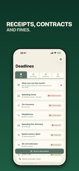 DueDog: Receipt·Warranty·Fines – screenshot 7