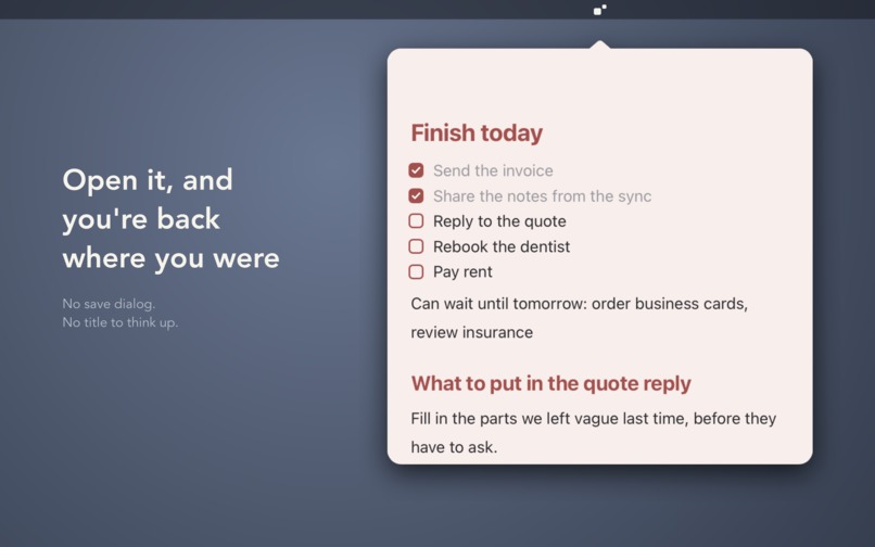 TearMark – screenshot 1