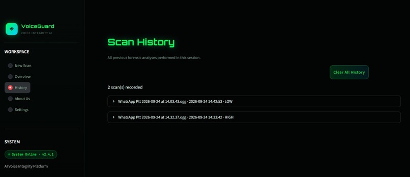 VOICEGAURD AI – screenshot 2