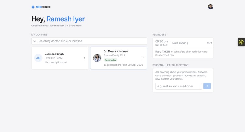 MedScribe – screenshot 2
