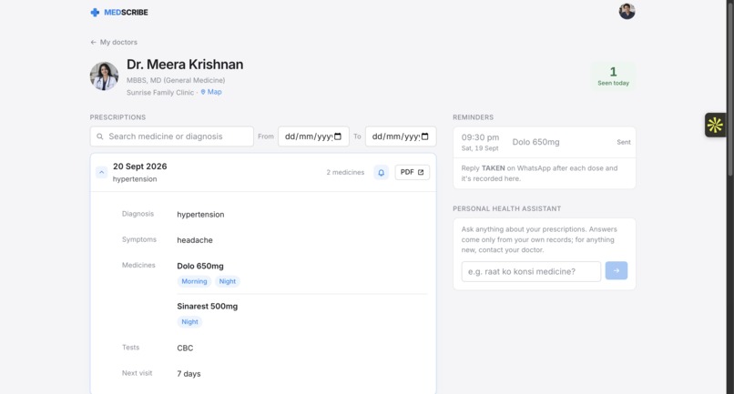 MedScribe – screenshot 4