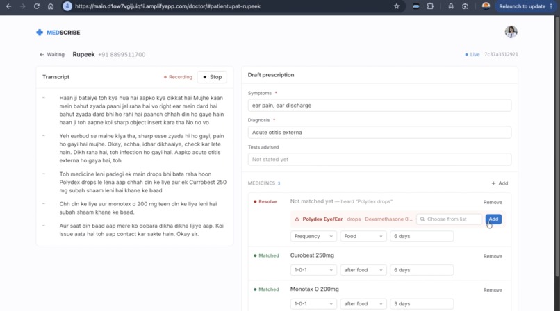 MedScribe – screenshot 5
