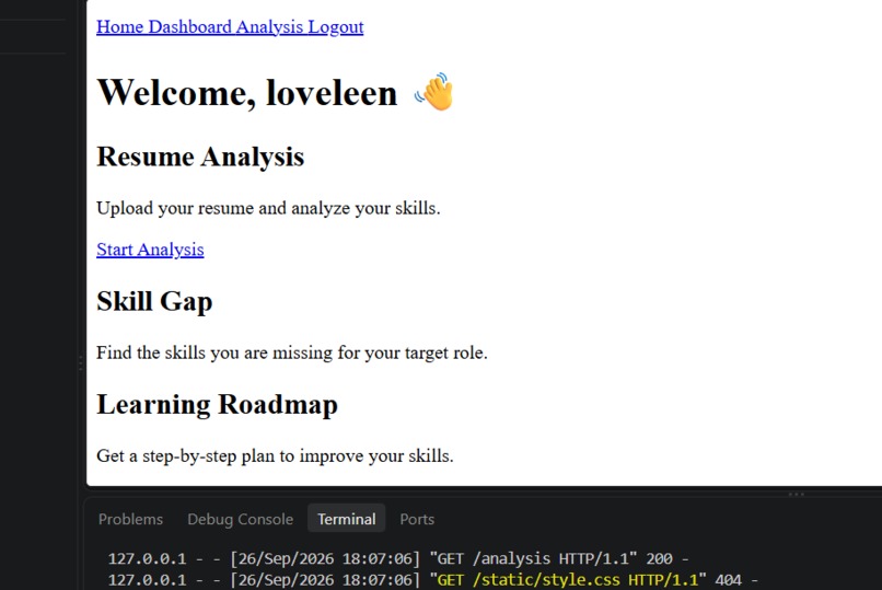 Skill gap analysis  – screenshot 2