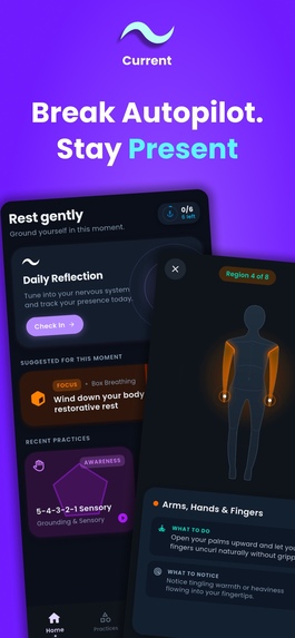 Current: Grounding & Breath – screenshot 1