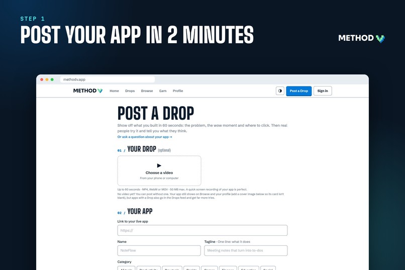 Method V – screenshot 2