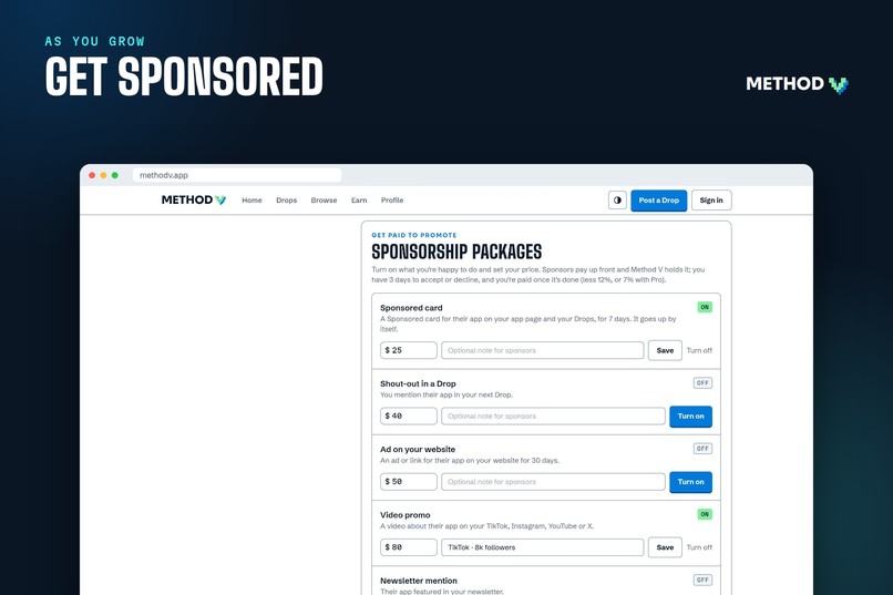 Method V – screenshot 5