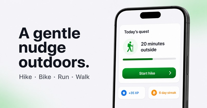 Outnudge: Hike, Bike & Run – screenshot 1
