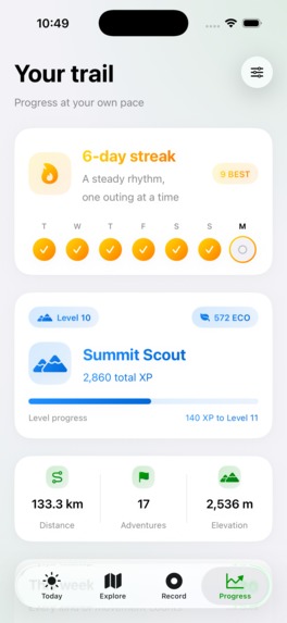 Outnudge: Hike, Bike & Run – screenshot 6