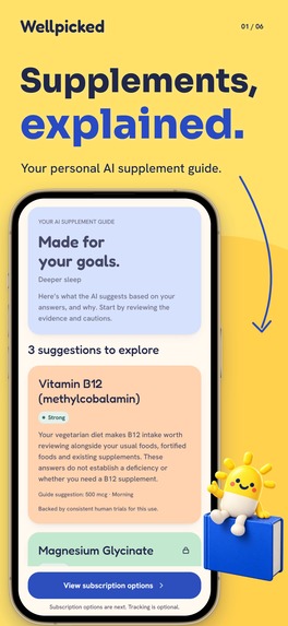 Wellpicked: Supplement Guide – screenshot 1